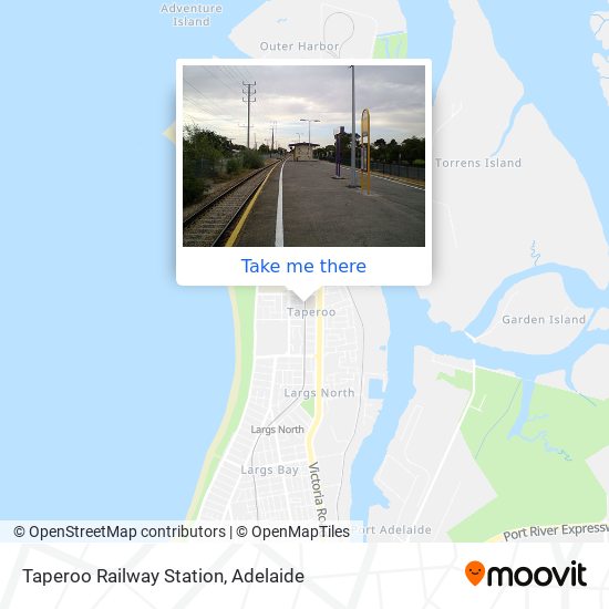 Mapa Taperoo Railway Station