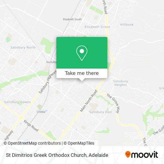 St Dimitrios Greek Orthodox Church map