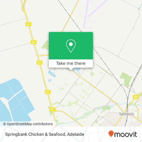 Springbank Chicken & Seafood map