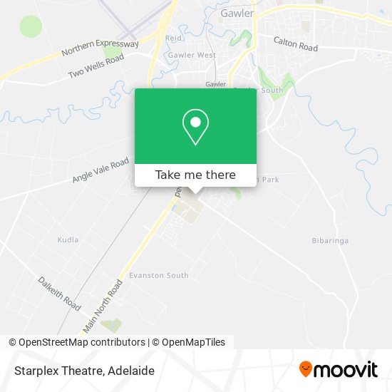 Mapa Starplex Theatre