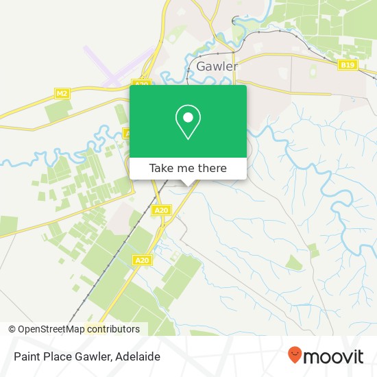 Paint Place Gawler map