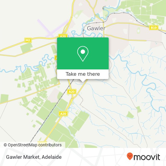 Mapa Gawler Market