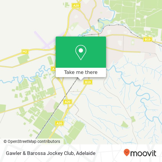 Gawler & Barossa Jockey Club map