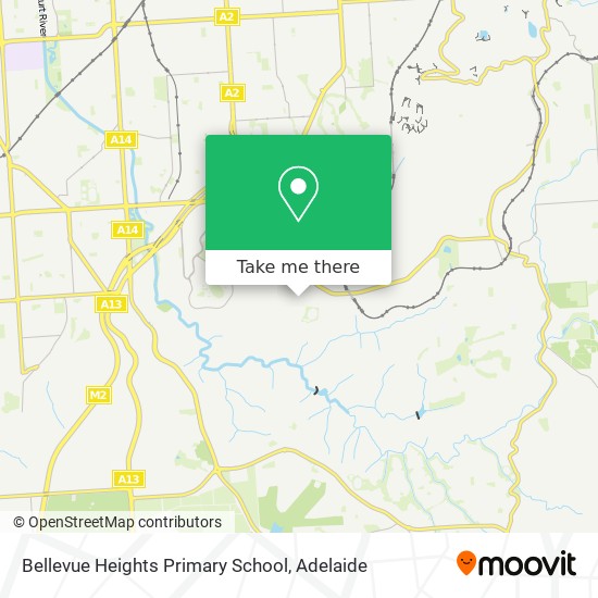 Bellevue Heights Primary School map