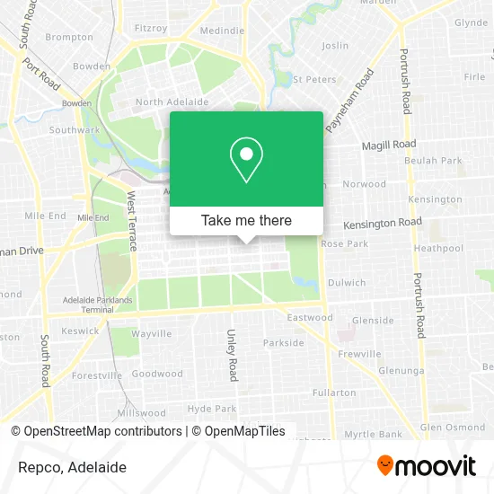 Mapa Repco
