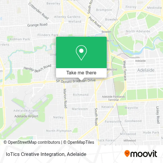 Mapa IoTics Creative Integration