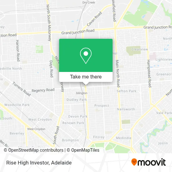 Mapa Rise High Investor