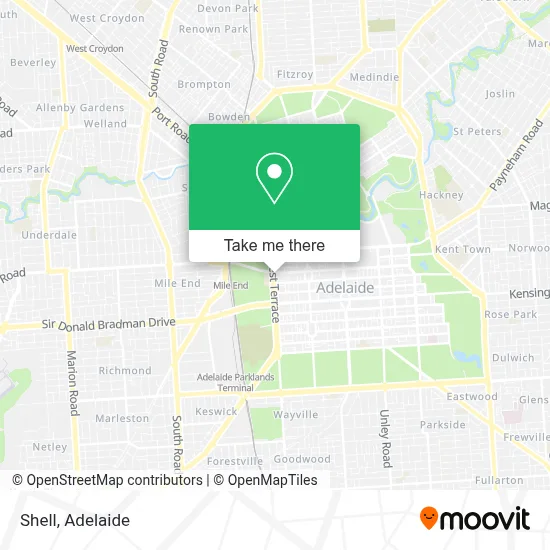 Mapa Shell
