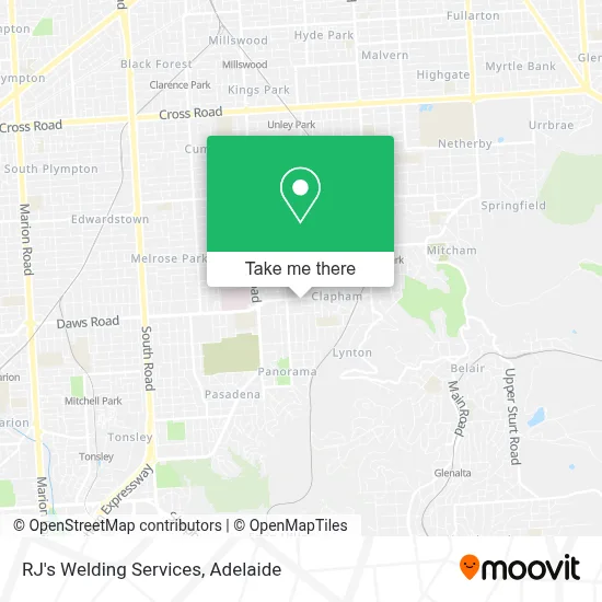 Mapa RJ's Welding Services