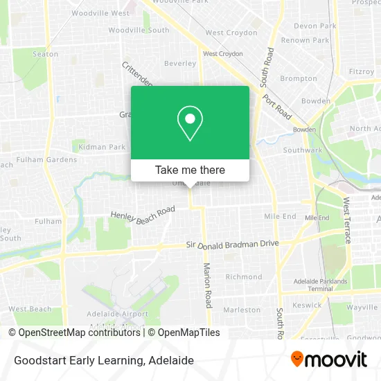 Mapa Goodstart Early Learning