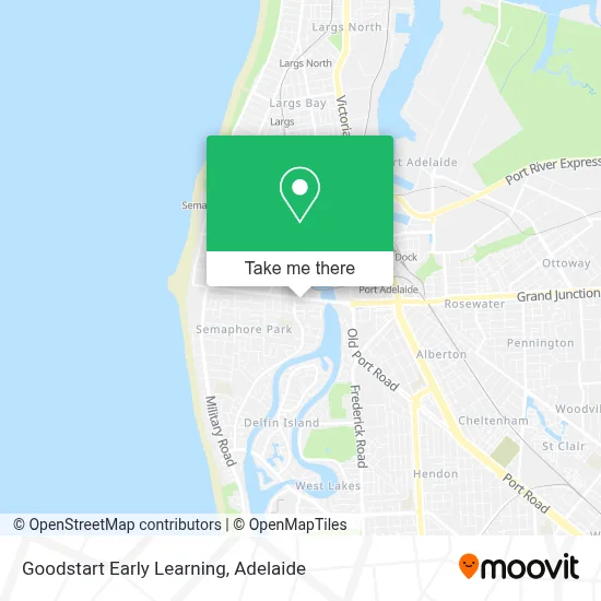 Mapa Goodstart Early Learning