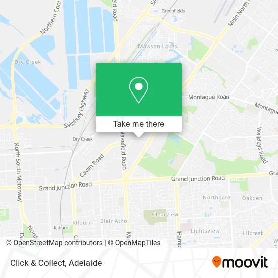 Mapa Click & Collect