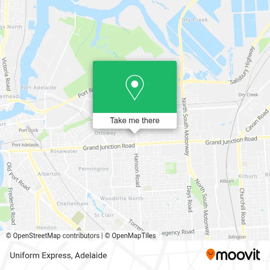 Mapa Uniform Express