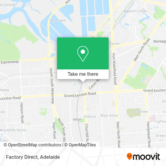 Mapa Factory Direct