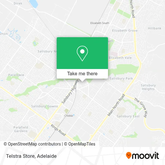 Mapa Telstra Store