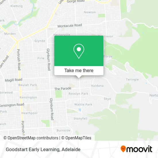 Mapa Goodstart Early Learning