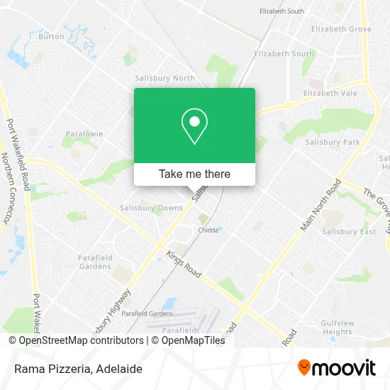 Mapa Rama Pizzeria