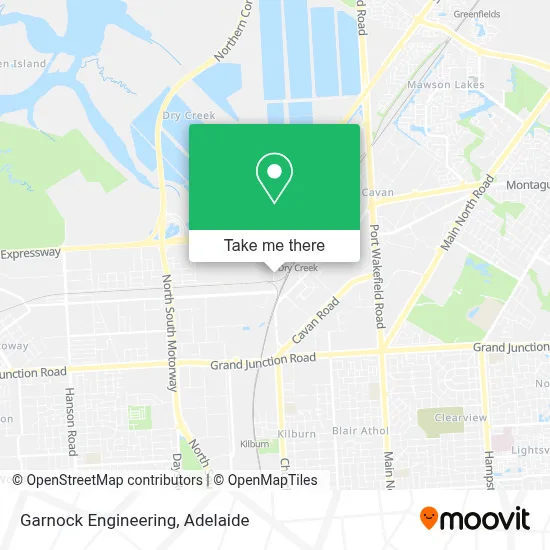 Mapa Garnock Engineering