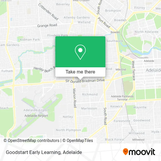 Mapa Goodstart Early Learning