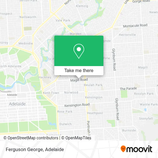 Mapa Ferguson George