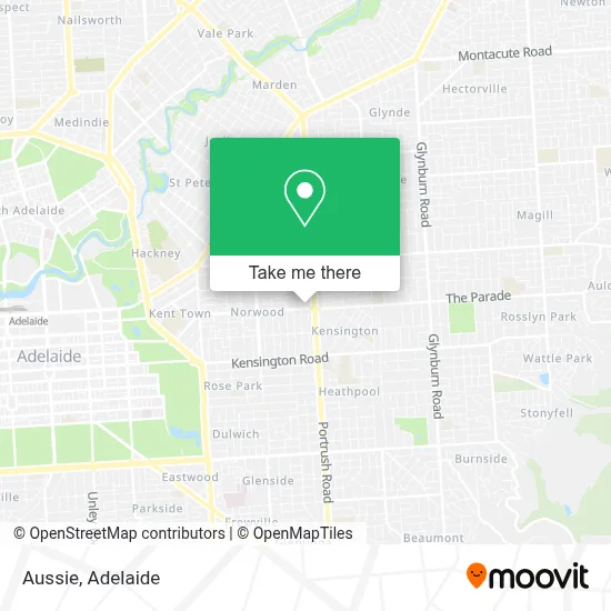 Mapa Aussie