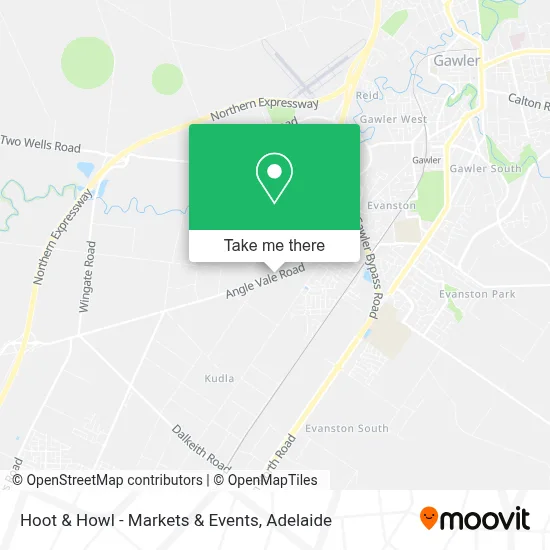 Mapa Hoot & Howl - Markets & Events