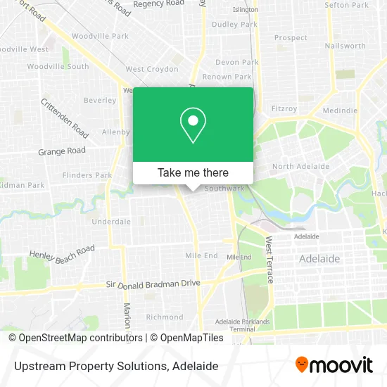 Mapa Upstream Property Solutions