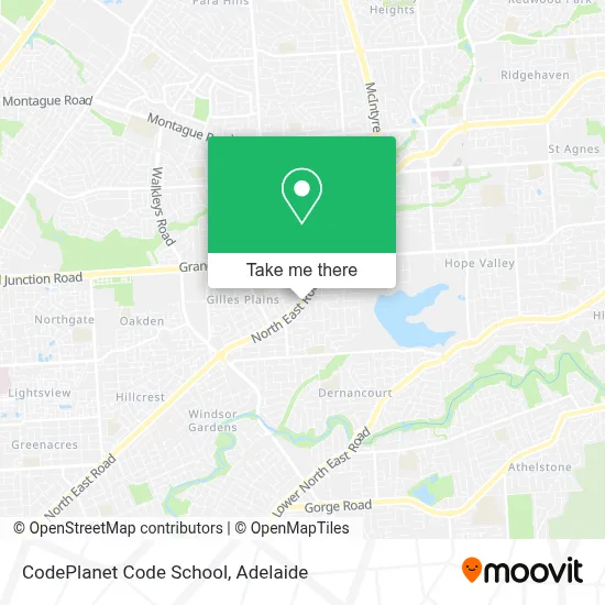 Mapa CodePlanet Code School