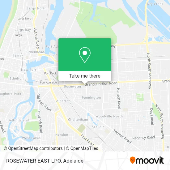 Mapa ROSEWATER EAST LPO