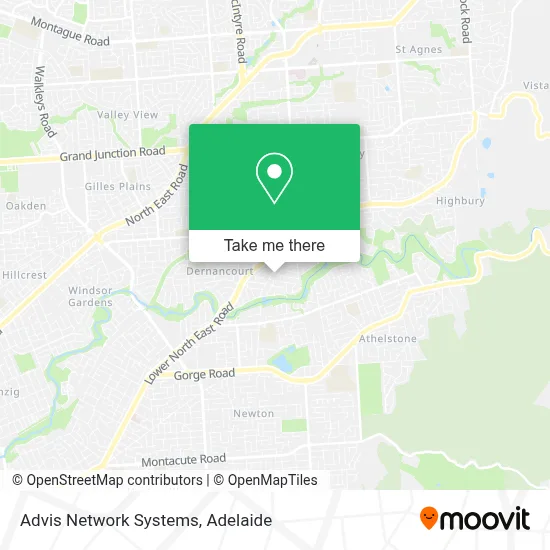 Mapa Advis Network Systems
