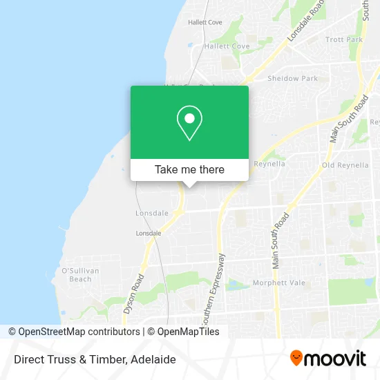 Mapa Direct Truss & Timber