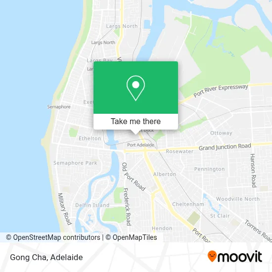 Mapa Gong Cha