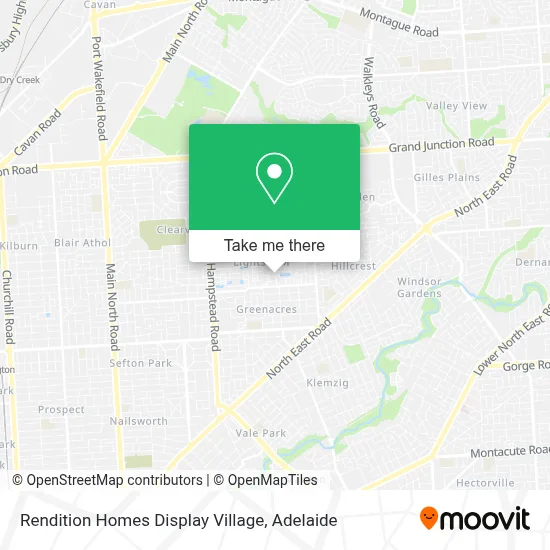 Mapa Rendition Homes Display Village