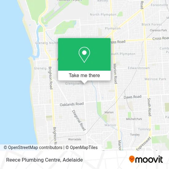 Reece Plumbing Centre map