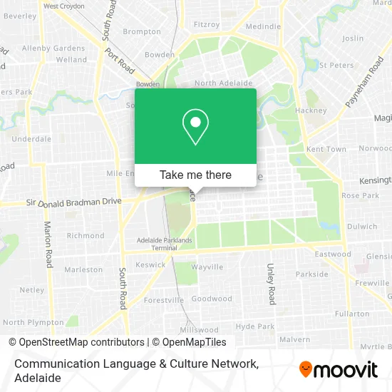 Mapa Communication Language & Culture Network