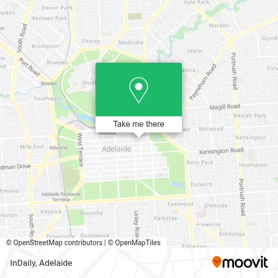 Mapa InDaily