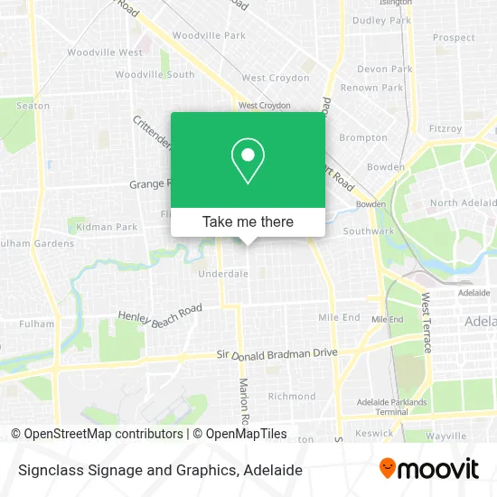 Signclass Signage and Graphics map