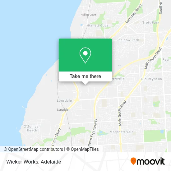 Mapa Wicker Works