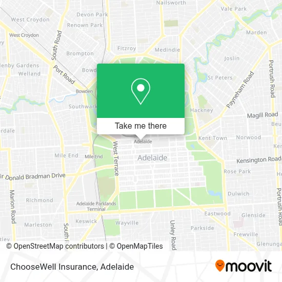 Mapa ChooseWell Insurance
