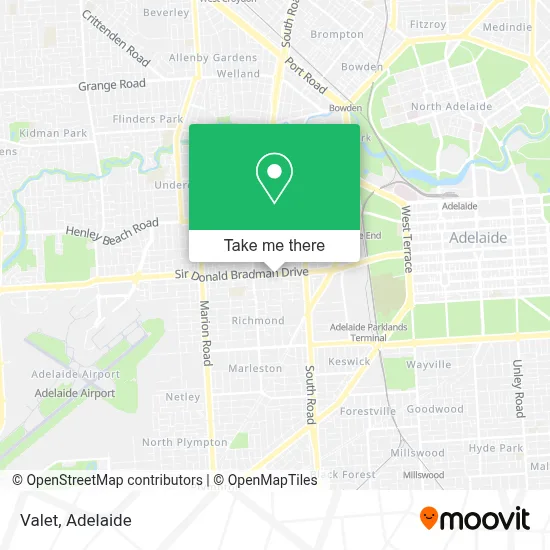 Mapa Valet