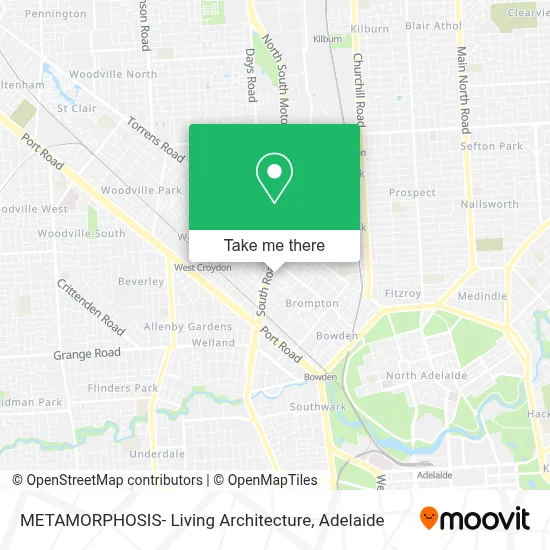 Mapa METAMORPHOSIS- Living Architecture