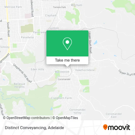 Mapa Distinct Conveyancing