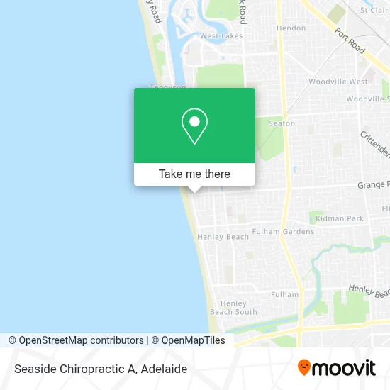 Mapa Seaside Chiropractic A