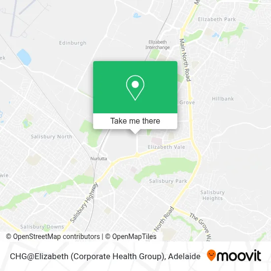 Mapa CHG@Elizabeth (Corporate Health Group)