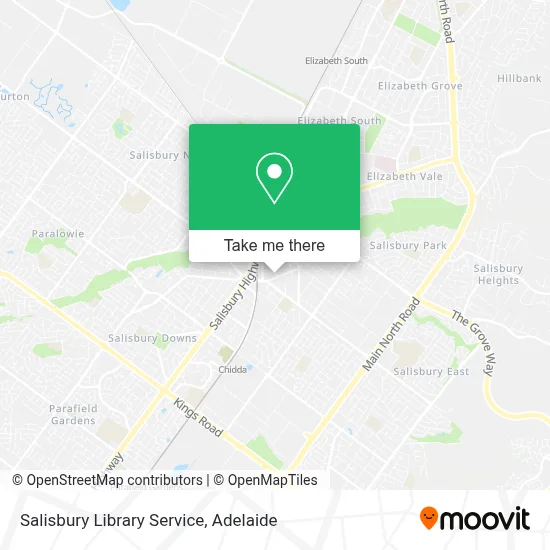 Mapa Salisbury Library Service