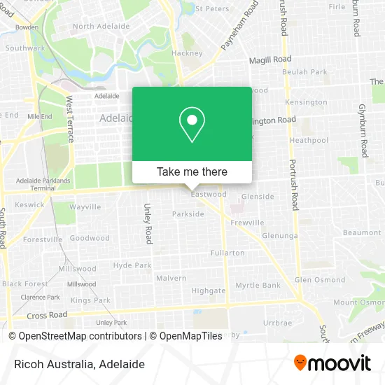 Mapa Ricoh Australia