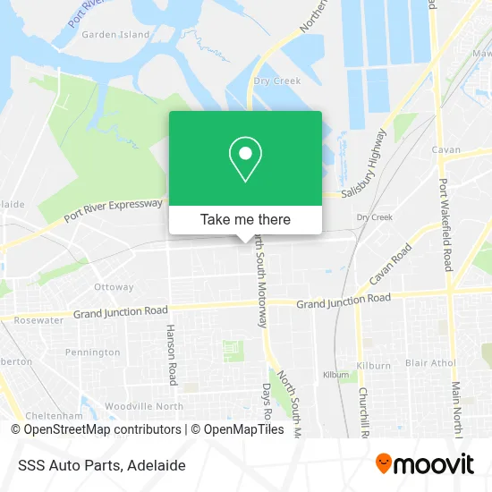 Mapa SSS Auto Parts