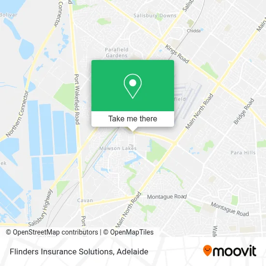 Mapa Flinders Insurance Solutions