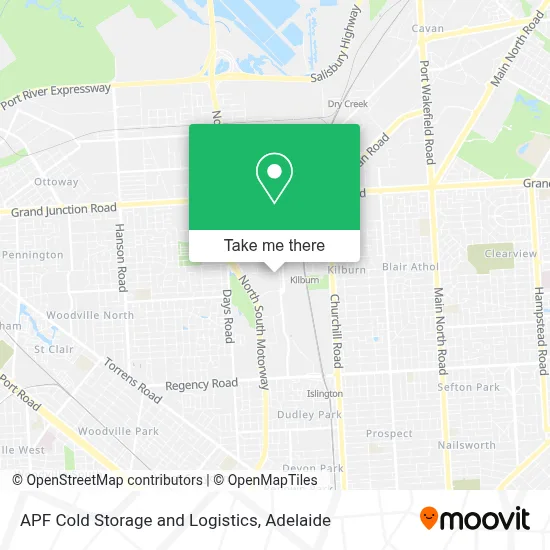 Mapa APF Cold Storage and Logistics