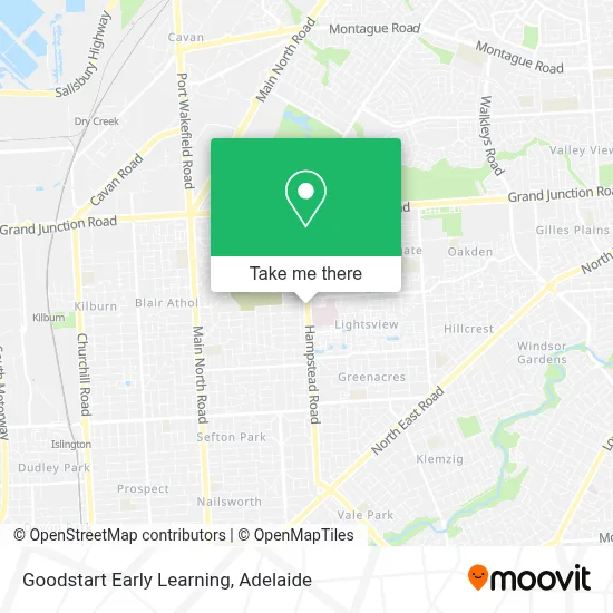 Mapa Goodstart Early Learning